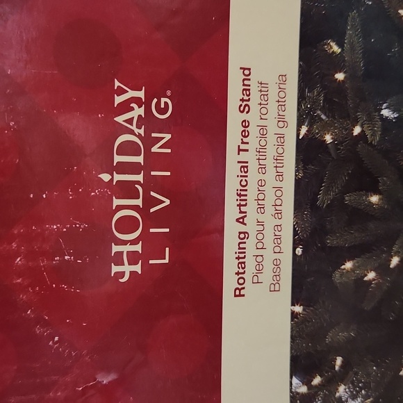 BNIB Holiday Living rotating Artifical Tree Stand - Picture 3 of 4